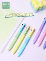 Stylo Gel Transparent Mini Mignon Macaron à Pression Portable de Poche 0,5 mm Pailleté à Séchage Rapide en Plastique Personnalisable avec Logo