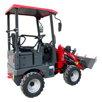 Kleiner Kompakter Elektrischer Hoflader Garten Frontlader Mini Radlader 600kg Schaufellader