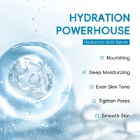 Sérum à l'acide hyaluronique OEM/ODM, nourrissant, hydratant en profondeur, unifiant le teint, resserrant les pores, lissant la peau, sérum à l'acide hyaluronique
