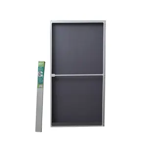 Indoor fixed frame anti Insect Fly door nets aluminium door with mosquito net trackless screen door