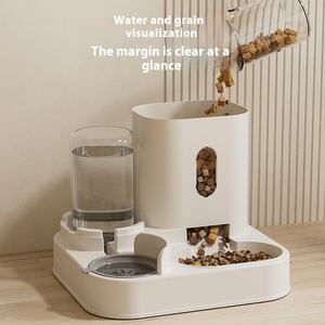 Nuevo Comedero Automático para Perros y Gatos 3 en 1 con Dispensador de Agua y Tazón de Plástico Ajustable, Diseño Moderno - Product Image 3
