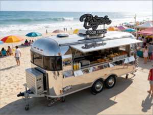 Nuovissimo Food Truck Personalizzabile con Attrezzatura da Cucina Completa per Avviare Rapidamente un'Attività di Ristorazione Mobile - Product Image 2