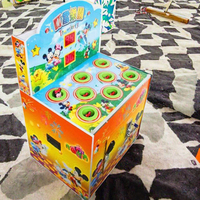 Machine de jeu d'arcade Whack-a-Mole, fonctionnement à pièces, marteau interactif, jouet de divertissement pour enfants