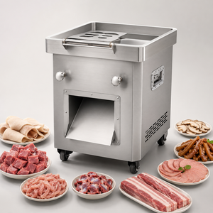 Máquina Cortadora <span class=keywords><strong>de</strong></span> Carne Automática Multifuncional, Cortadora y Desmenuzadora <span class=keywords><strong>de</strong></span> Carne Fresca con Soporte <span class=keywords><strong>de</strong></span> Video Remoto y Bajo Costo <span class=keywords><strong>de</strong></span> Mantenimiento - Product Image 1
