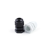M18x1.5 Noir 5-10mm Plastique Nylon PA66 IP68 Étanche Réglable Câble Fil Accorciess Pasacables Industriales Pvc Presse-étoupe