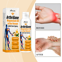 Ximonth 60ML Spray au magnésium pour le soulagement des douleurs articulaires, douces et portables, pour les douleurs musculaires et osseuses, crème articulaire et spray pour le soulagement des douleurs osseuses