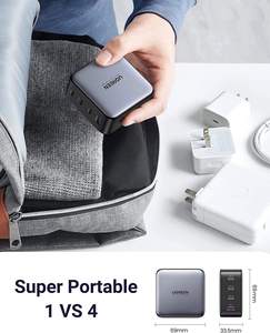 <span class=keywords><strong>Cargador</strong></span> USB C GaN Nexode de <span class=keywords><strong>100W</strong></span> de <span class=keywords><strong>UGREEN</strong></span>, 4 Puertos, Plegable, Compacto, <span class=keywords><strong>Cargador</strong></span> Rápido de Pared, Adaptador de Corriente, <span class=keywords><strong>Cargador</strong></span> de Teléfono para Laptop y Móvil - Product Image 5