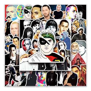 50 Pezzi di Adesivi Graffiti del Famoso Rapper <span class=keywords><strong>Eminem</strong></span> per Laptop, Skateboard, Bottiglie, Impermeabili, Stile Hip Hop - Product Image 1