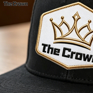 Custom Logo 6 Panel Structured Snapback Hat Wholesale Bulk Woven Patch <b>Flat</b> Brim <b>Cap</b> With Single Row Snapback Manufacturer - Product Image 5