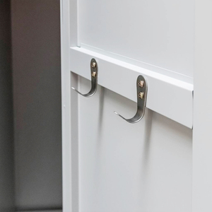 Meubles de bureau et de maison : Armoire de rangement 1 porte avec étagères - Product Image 5
