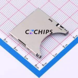 BX-SD-2.8HJ SD Card / Memory Card Connector SMD Connector Self-Return Type Standard SD Card Card Holder 1.4mm - Product Image 1