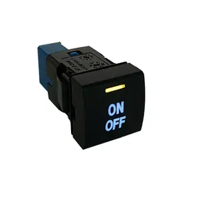 OEM-interruptor de encendido y apagado de coche, pulsador cuadrado de ABS con patrón personalizado, 22,5 22,5 X, para Prado, Camry, Hulix, Revo