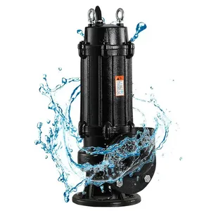 Pompe à eaux usées submersible aikon haute qualité 220V 380V pompe à eaux usées verticale WQ