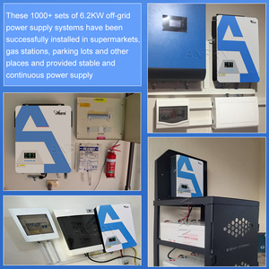 Sistema Solar Híbrido de 2KW con Controlador MPPT Integrado, Tipo de Triple Salida - Product Image 6