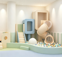 Aire de jeux intérieure pour enfants, petit équipement de jeu souple, centre de jeux pour enfants avec toboggan pour centre commercial, école maternelle, bâtiment, au-dessus du sol