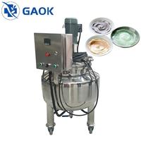 Cuve d'émulsification et d'homogénéisation en acier inoxydable pour la production de sauces, vinaigrettes, mayonnaises et crèmes