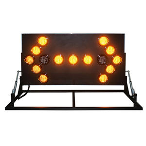 Panneau routier lumineux à LED, rue à sens unique, flèche de virage à gauche, stationnement et panneau routier, panneaux et symboles routiers - Product Image 1