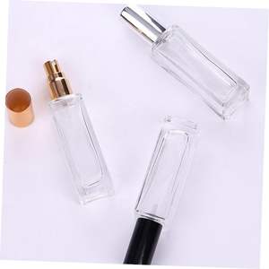Flacons de parfum en verre transparent carrés avec bouchon à vis, impression gratuite, fabrication sur mesure, les moins chers, 5, 10, 15, 30, 50, 100 ml - Product Image 2