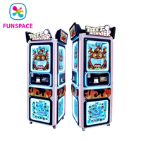 Bornes d'arcade Funspace FECs avec écran tactile 7 pouces, 3 joueurs, accepteur de pièces et billets, terminal intelligent, machine de comptage et de déchiquetage de tickets
