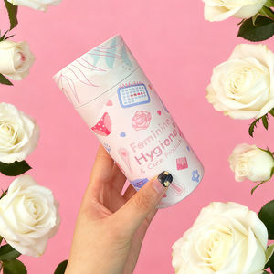 Suministro Directo de Fábrica, Tubos de Papel Kraft Reciclables, Ecológicos y Degradables Personalizables, Estampado en Caliente para Copas Menstruales Femeninas - Product Image 4