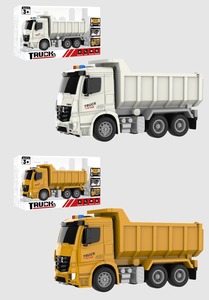 Offre Spéciale : Ensemble <span class=keywords><strong>de</strong></span> Véhicules d'Ingénierie Inertiel – Camion Malaxeur et Camion Benne avec Lumières et Sons – Jouet <span class=keywords><strong>de</strong></span> Construction pour Enfants – Cadeau Idéal pour Garçons - Product Image 4