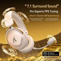 Casque de jeu ATTACK SHARK L50PRO tri-mode, faible latence, style circum-auriculaire, longue autonomie, jeu professionnel