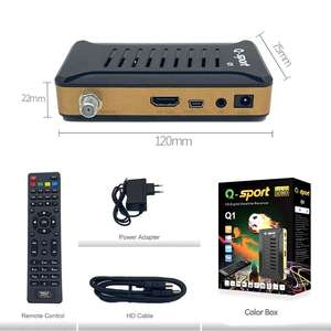 Récepteur satellite TV miniature Qsport DVB-S2, décodeur Free to Air FTA, <span class=keywords><strong>tuner</strong></span> DVB <span class=keywords><strong>LNB</strong></span>, récepteur numérique, décodeur - Product Image 5