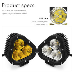 Car Accessories Truck Lamp <strong>Work</strong> <strong>Light</strong> 20w Angel Adjustable Amber Motorcycle Led Fog <strong>Light</strong> - Product Image 6