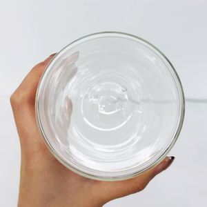 Verres à boire ronds en verre transparent à double paroi pré-perforés de 8oz, 12oz, 15oz, sans pied, type globe de neige, pour DIY paillettes - Product Image 4