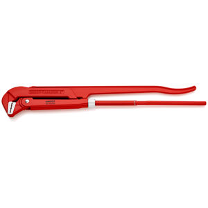 Clé à tuyaux KNIPEX 83 10 030 avec mâchoires à 90 degrés, rouge, thermolaquée, 650 mm - Product Image 1