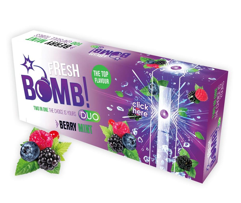 capsule cigarette tubes What's Next for Filters Fresh Bomb Cherrint Click Tubes