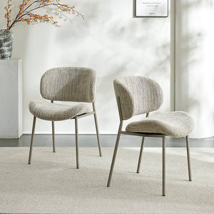 ファンシェ タイム スワン ダイニングチェア ホーム クリームスタイル レストラン ライトラグジュアリー ハイエンド ミニマリスト モダン 可動式 シンプル 背もたれ - Product Image 3