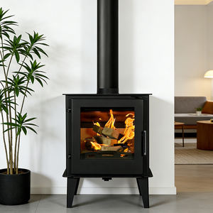 Estufa <span class=keywords><strong>de</strong></span> <span class=keywords><strong>Leña</strong></span> Hidrónica con Llama Real, Calefacción <span class=keywords><strong>de</strong></span> Agua Residencial Eficiente para el Hogar, 1 Año <span class=keywords><strong>de</strong></span> Garantía - Product Image 4