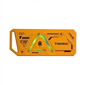 Caja de Disco Duro Mecánica de Aluminio CNC TISHRIC T20 RGB, Compatible con NVME, 10 Gbps, Apta para Discos Duros SSD <span class=keywords><strong>M</strong></span>.2 - Product Image 1