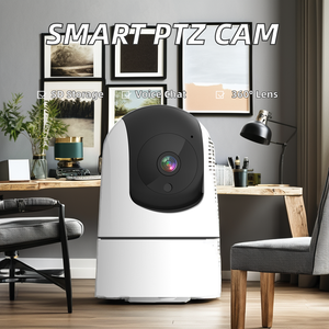 Cámara de red inalámbrica de 3MP de alta definición con aplicación Tuya, visión nocturna por Voz bidireccional para conectividad Bluetooth, 1 año de garantía en la nube - Product Image 3
