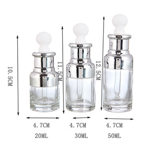 <span class=keywords><strong>Flacon</strong></span> compte-gouttes transparent, huile essentielle, pipette, mesure, en <span class=keywords><strong>verre</strong></span>, capacité 5ml 10ml 15ml 20ml 30ml 50ml - Product Image 5