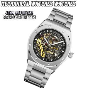 Reloj Automático Analógico de Lujo para Hombre BESSERON 2025 de Alta Calidad, con Movimiento Miyota, Acero Inoxidable 5TAM, Cristal de Zafiro Resistente al Agua, 42 mm - Product Image 3