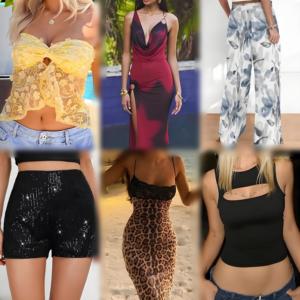 Wholesale Women's Clothing <b>Mixed</b> Style Inventory Dresses, T-shirts, Small Shirts, Pants, Skirts Inventory Randomly Shipped - Product Image 2