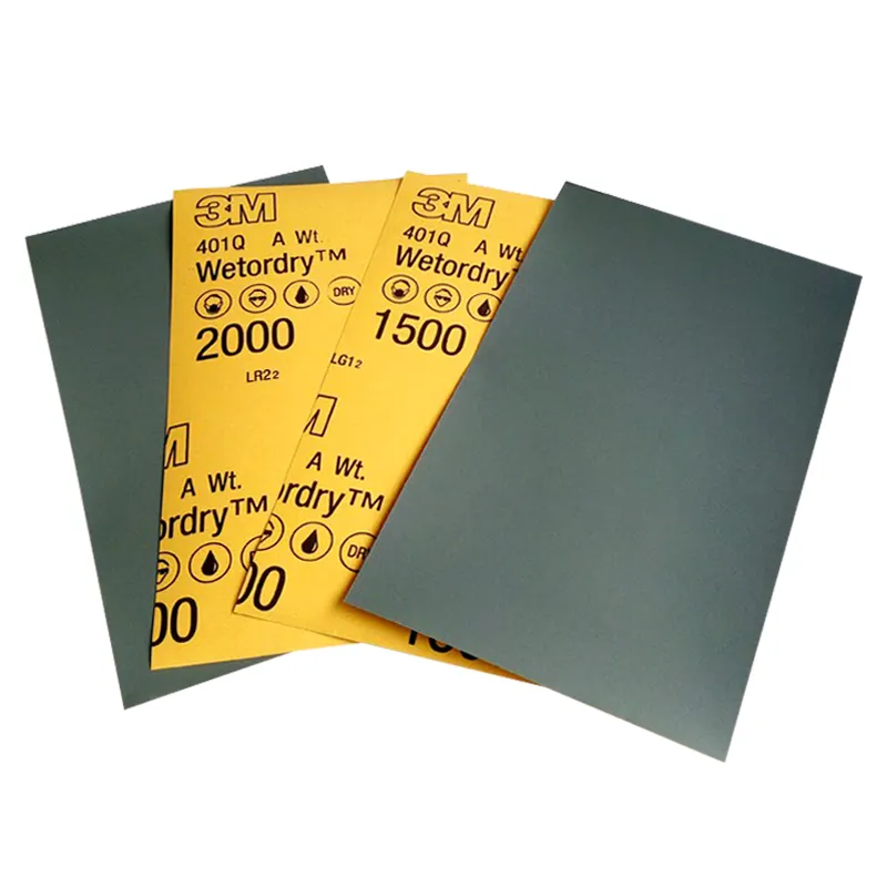 Papier de verre humide et sec 401Q, 10x3M, papier de verre à eau