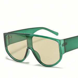 Gafas de Sol de Moda 2022 para Hombre, Montura Grande, Lente de Una Pieza, Protección UV400, Gafas de Sol de Gran Tamaño para Mujer - Product Image 5