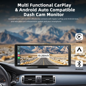 Cámara de salpicadero 4K para coche Dvr Carplay Android Auto Stream espejo retrovisor GPS 5G WIFI FM Radio AUX Dashcam CÁMARA DE COCHE grabadora de unidad - Product Image 2