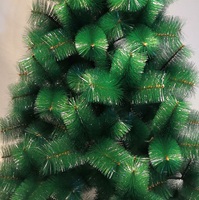 Großhandel PET Künstlicher Weihnachtsbaum Vollgrüner Dicker Weihnachtsbaum mit Metallständer für Feiertagsdekoration