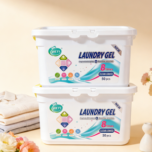 เจียตี้ เจลบอลซักผ้า 50 ชิ้น สูตรทำความสะอาดล้ำลึก สำหรับเครื่องซักผ้า กลิ่นหอมดอกไม้และผลไม้ - Product Image 3