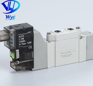 Válvula Solenoide Neumática Tipo Wye XCSY Serie 3000/5000/7000 Modelo <span class=keywords><strong>4V210</strong></span>-<span class=keywords><strong>08</strong></span> -5/2 Válvula de Control Direccional de 5/3 Vías para Agua/Gas/Aceite - Product Image 3