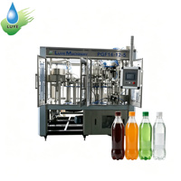 Ligne de production de machines de remplissage automatiques de boissons gazeuses et de sodas