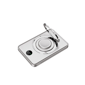 Venta caliente soporte giratorio de 360 grados banco de energía inalámbrico magnético Función de despertador automático cargador móvil portátil - Product Image 5