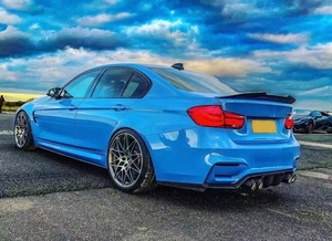 V phong cách sợi carbon khuếch tán phía sau cho <span class=keywords><strong>BMW</strong></span> M3 F80 <span class=keywords><strong>M4</strong></span> F82 F83 phía sau Bumper Lip Splitter - Product Image 2