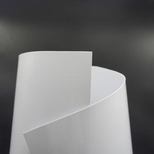 Factory Food Grade <span class=keywords><strong>White</strong></span> Sheet Haustier Flexible Kunststoff platten Kunden spezifisches Petg Sheet Thermo forming - Product Image 1