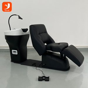 Sillón de Lavado Eléctrico <span class=keywords><strong>Elite</strong></span> Bsalon para Hombres con Bomba Hidráulica y Reposapiés Ajustable para Muebles de Peluquería - Product Image 4