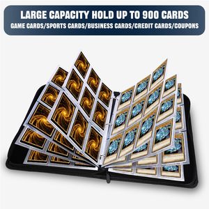 El mejor mini álbum <span class=keywords><strong>de</strong></span> coleccionistas <span class=keywords><strong>de</strong></span> Cartas Coleccionables Pokemoned <span class=keywords><strong>de</strong></span> 9 bolsillos para tarjetas Yugioh con cubierta <span class=keywords><strong>de</strong></span> PU duradera - Product Image 2